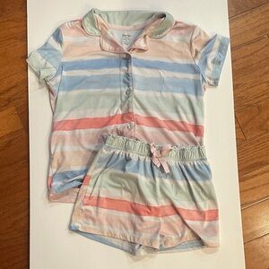 Gap Kids Pastel Striped Pajama Set